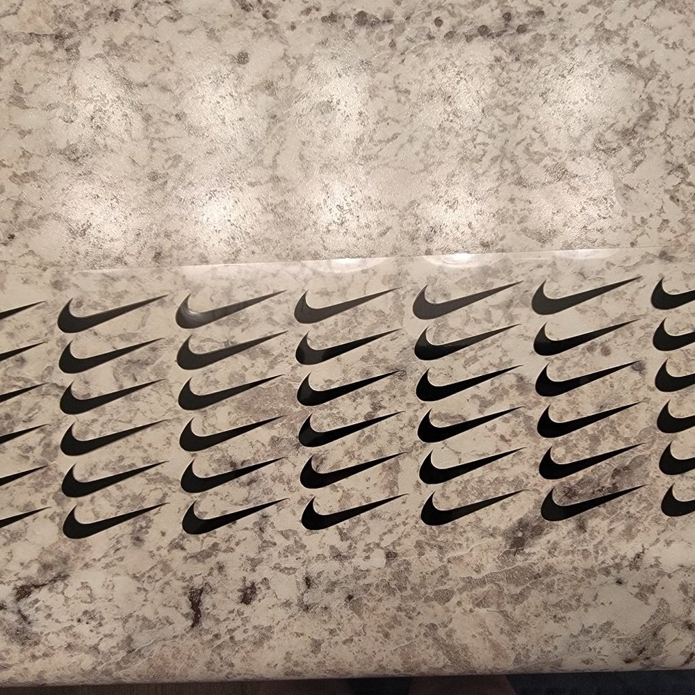 Sheet of 42 Nike Heat Transfer Iron On